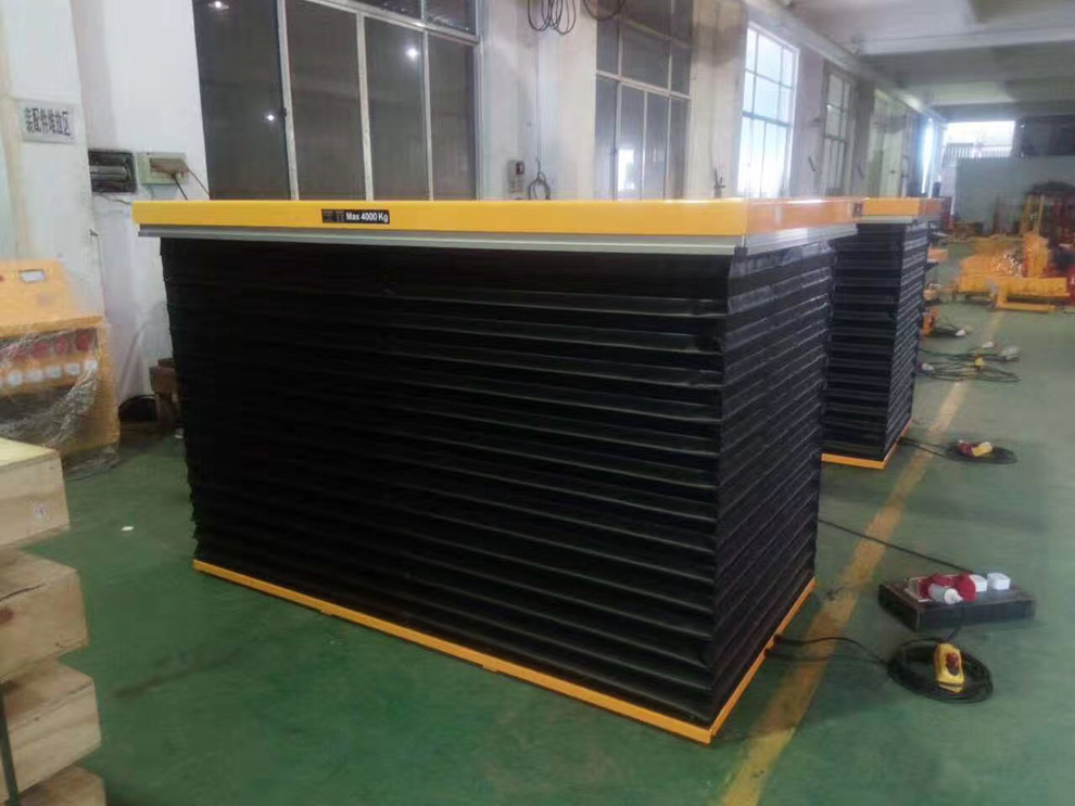 ETYY double scissor stationary electric lifting table